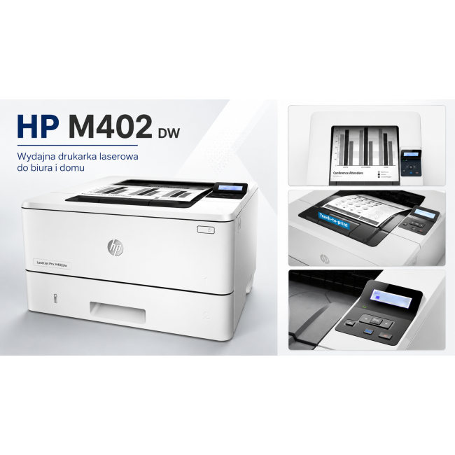 Drukarka jednofunkcyjna laserowa (mono) HP M402DW